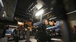 Laboratory work on optically exciting an 2D material at the Abbe Center of Photonics, 2018.
